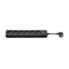 Wentronic Goobay ciabatta a 6 prese con interruttore, 1,5 m, nero 51290
