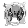 Wentronic Goobay presa passante per antenna a 2 fori - attenuazione passante 10 dB (67044)