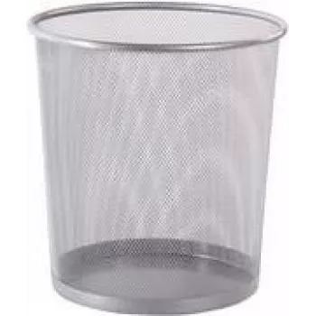 Westcott cestino in filo metallico, 12,3 L, argento, rotondo, 230 x 270 mm E-744607 00
