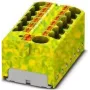 Phoenix Contact PTFIX 10/12X4-GNYE blocco di distribuzione, Push-in, 10 mm², verde/giallo 1153438