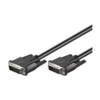 Wentronic goobay cavo DVI-D Dual Link 0,5m nero con viti zigrinate 93295