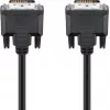 Wentronic goobay cavo DVI-D Dual Link 0,5m nero con viti zigrinate 93295