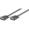 Wentronic goobay cavo DVI-D Dual Link 0,5m nero con viti zigrinate 93295