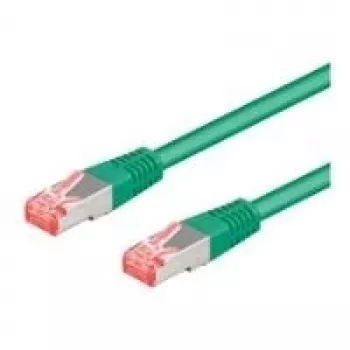 Wentronic 95647 cavo patch CAT6, RJ45 maschio-maschio, 25 m, verde