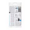 tesa KITCHEN Powerstrips set di ricambio per cassetti armadio – 15 strisce adesive, bianco (70064-00000-00)