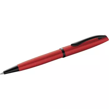 Pelikan Jazz Noble Elegance penna a sfera, metallo rosso, meccanismo rotante, inchiostro blu medio 300010128