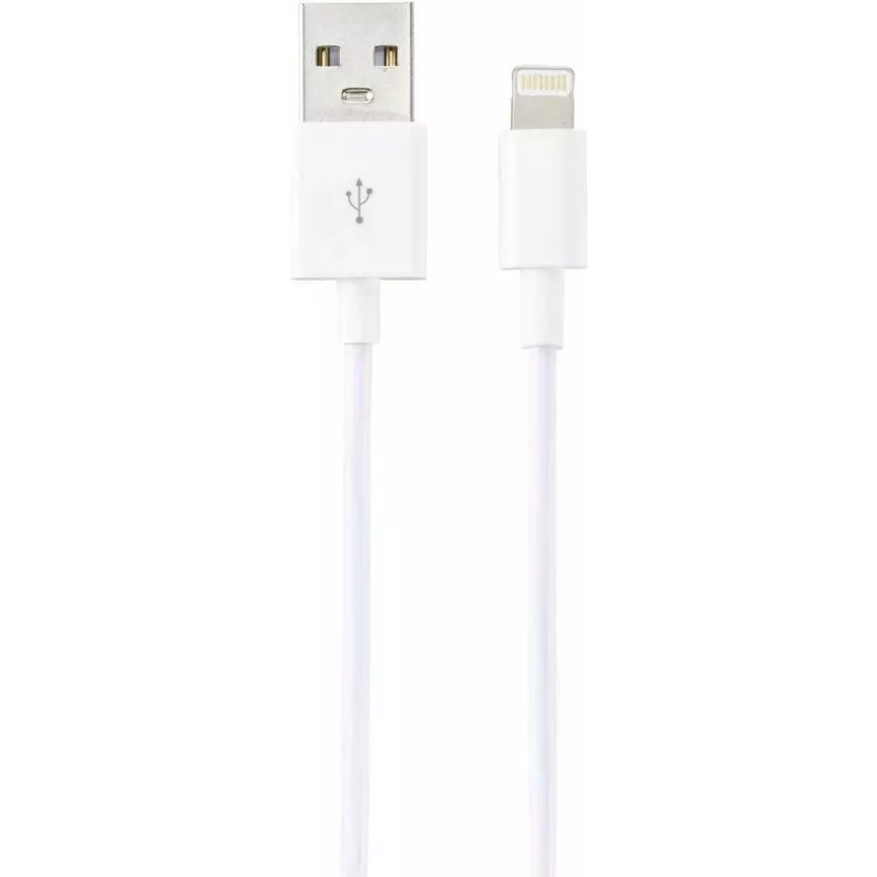 Renkforce cavo USB 2.0 USB-A a Apple Lightning 1m bianco opaco RF-5724084