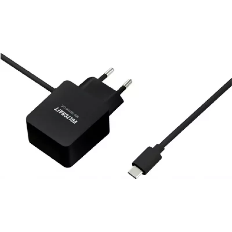 VOLTCRAFT VC-15304175 alimentatore a spina con tensione selezionabile 5,1/9/12/15 V DC, 5 A, 27 W, compatibile Raspberry Pi