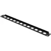 Renkforce pannello frontale per patch panel da 19 pollici 1U a 12 porte per prese XLR/USB/BNC, nero (RF-7116962)