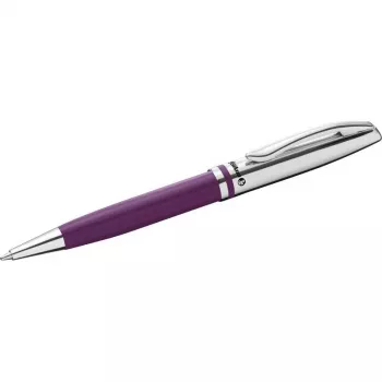 Pelikan Jazz Classic penna a sfera, metallo viola, meccanismo a rotazione, inchiostro blu, Medium 300013899
