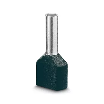 LAPP puntalino gemello, 0,75 mm², 8 mm, parzialmente isolato, grigio, 500 pz. 61802000