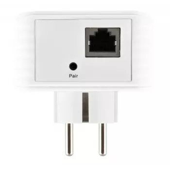 ALLNET ALL1681203-CH Powerline 1200 Mbps Gigabit PoE+ bridge con presa integrata