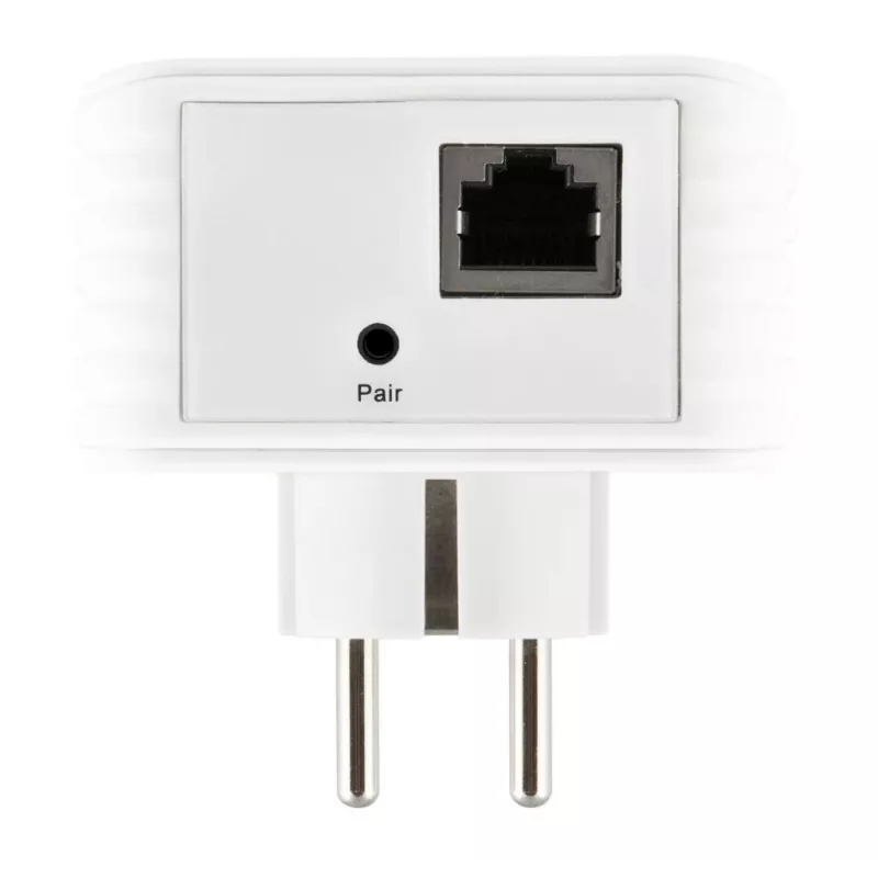 ALLNET ALL1681203-CH Powerline 1200 Mbps Gigabit PoE+ bridge con presa integrata