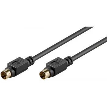 Goobay AVK 157 cavo S-Video 1m connettore maschio a connettore maschio nero 50057