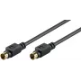 Goobay AVK 157 cavo S-Video 1m connettore maschio a connettore maschio nero 50057