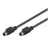 Goobay AVK 157 cavo S-Video 1m connettore maschio a connettore maschio nero 50057