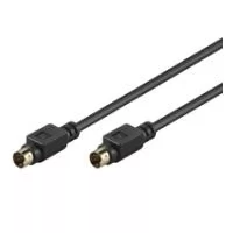Goobay AVK 157 cavo S-Video 1m connettore maschio a connettore maschio nero 50057