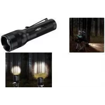 ANSMANN Adventure TA500BF torcia LED, nero con clip da cintura, 470 lumen, focalizzabile, IPX4 1600-0762