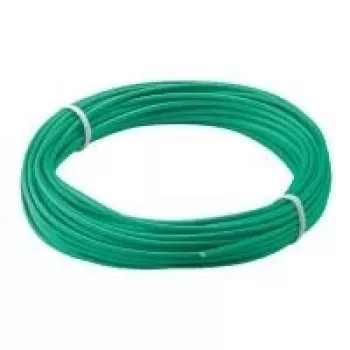 Wentronic Goobay filo intrecciato isolato, verde, 10 m, 1 conduttore, 18 x 0,1 mm (55042)