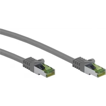 Wentronic Goobay cavo patch CAT 8.1 S/FTP (PiMF), grigio, 0,5 m 61114