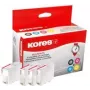 Kores G1577KIT multi-pack cartucce d'inchiostro per Canon PGI-580/CLI-581 – nero, ciano, magenta, giallo (4 x 12,2 ml)