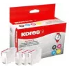 Kores G1577KIT multi-pack cartucce d'inchiostro per Canon PGI-580/CLI-581 – nero, ciano, magenta, giallo (4 x 12,2 ml)
