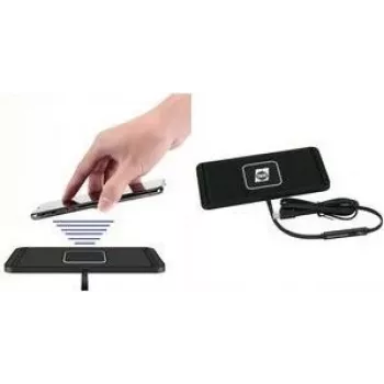 Base di ricarica wireless IWH con funzione di ricarica rapida, 1x USB-C, compatta, per dispositivi Qi, 1 pz. (019067)