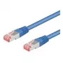 Cavo patch CAT 6 Wentronic Goobay, S/FTP (PiMF), blu, 30 m, LSZH senza alogeni, rame 68275