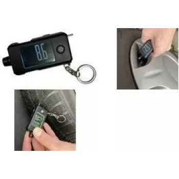 IWH misuratore digitale di pressione pneumatici e profondità battistrada con display LCD, PSI, KPa, bar, kg/cm², 1 pz. (75562)
