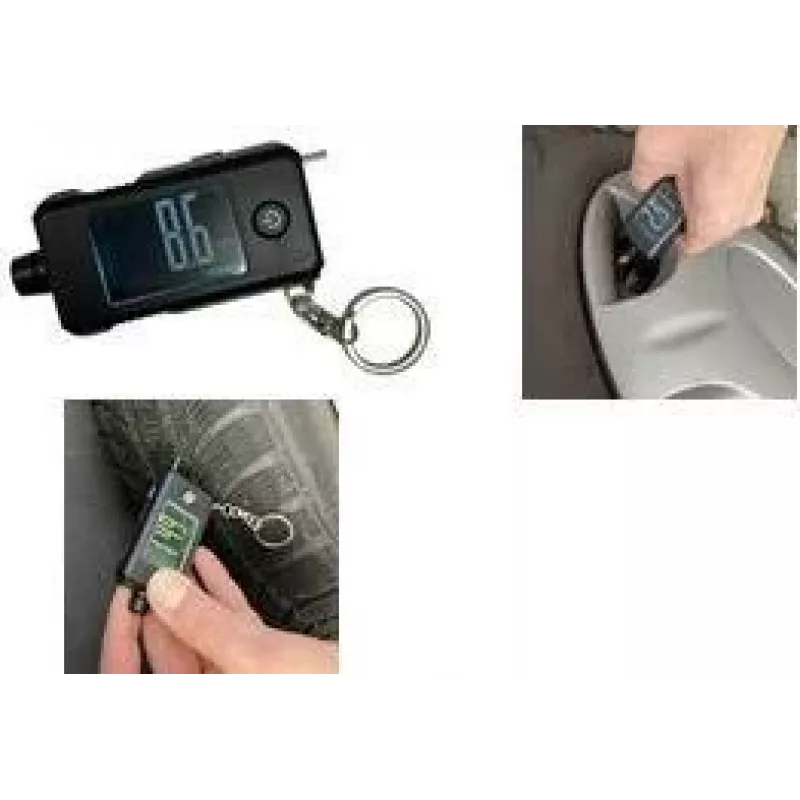 IWH misuratore digitale di pressione pneumatici e profondità battistrada con display LCD, PSI, KPa, bar, kg/cm², 1 pz. (75562)