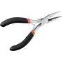 Wentronic pinza a becco piatto 125 mm con ganasce dentate (25 mm)