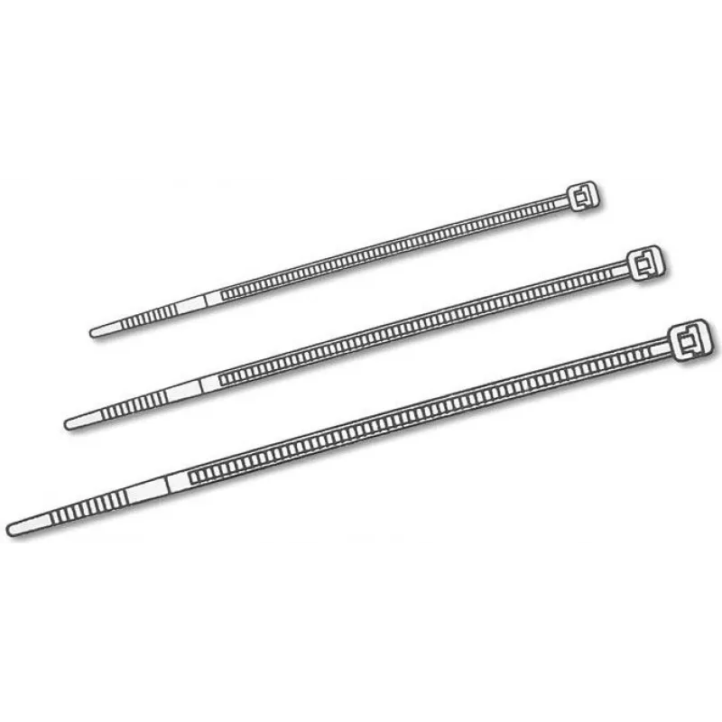 Delock fascette per cavi trasparenti L 200 x P 3,6 mm 100 pezzi (18606)