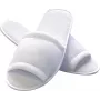 HYGOSTAR HYGONORM pantofole monouso CLASSIC, punta aperta, bianco, taglia unica, lunghezza: 285 mm, tomaia in spugna di poliestere (5551)