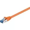 Wentronic Goobay Cavo patch CAT 6a S/FTP, RJ45, 5 m, arancione, LSZH, rame 93818