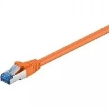 Wentronic Goobay Cavo patch CAT 6a S/FTP, RJ45, 5 m, arancione, LSZH, rame 93818
