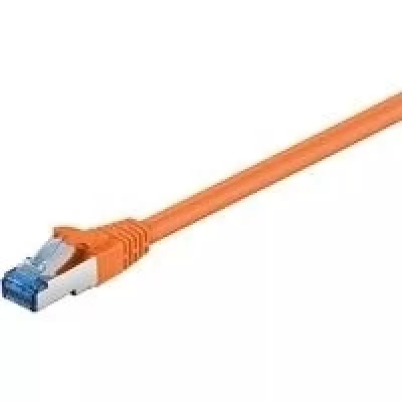 Wentronic Goobay Cavo patch CAT 6a S/FTP, RJ45, 5 m, arancione, LSZH, rame 93818