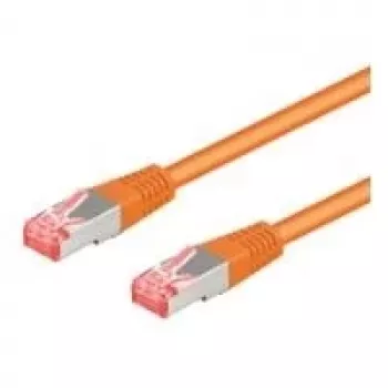 Wentronic 95605 cavo patch CAT6a, RJ45 maschio-maschio, 1,5 m, arancione