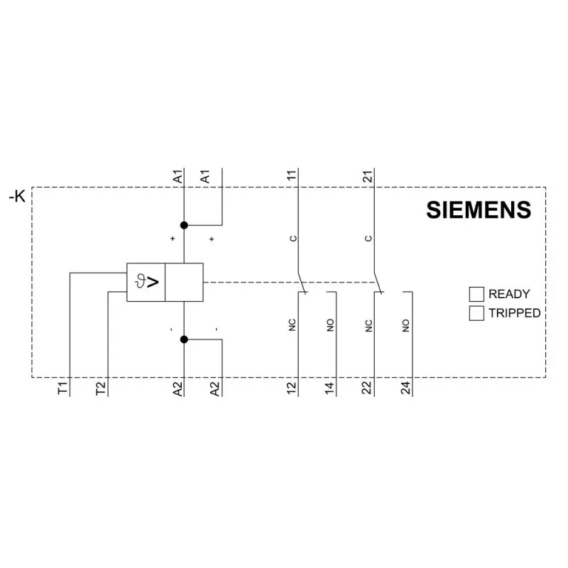 Siemens SIRIUS 3RN2 Relè termico di sovraccarico 0,7-1,0 A classe 10 S00 morsetti a vite 3RN2010-1BW30