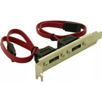 Delock Staffa slot interna 2x SATA a 2x eSATA esterni (65116)