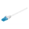 WENTRONIC Goobay Cavo patch CAT 6a, U/UTP, bianco, 1,5 m - LSZH senza alogeni, rame (59825)