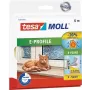 tesamoll nastro sigillante per porte/finestre autoadesivo 6 m marrone (05463-00121-00)