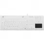 Renkforce iM-IKB110-WH tastiera USB QWERTZ layout tedesco nero-bianco