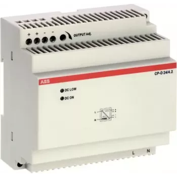 ABB CP-D 24/4.2 alimentatore per guida DIN 24V DC 4,2A 100,8W monofase 1SVR427045R0400