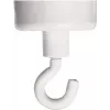 FRANKEN calamita con gancio HM25, forza di tenuta 4 kg, diametro 25 mm, bianco, 1 pezzo
