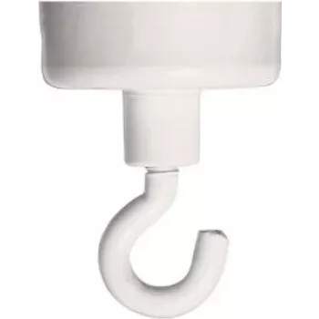FRANKEN calamita con gancio HM25, forza di tenuta 4 kg, diametro 25 mm, bianco, 1 pezzo