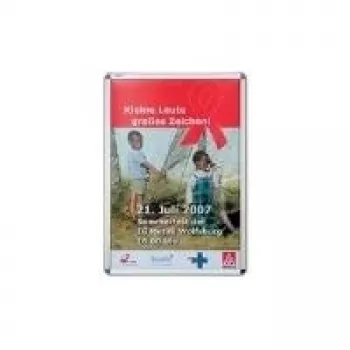 FRANKEN BS0802 DIN A1 cornice pieghevole in alluminio anodizzato argento, profilo 32 mm, angoli in plastica