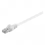 Wentronic Goobay Cavo patch CAT 5e F/UTP, 0,5 m, bianco