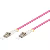 Wentronic 95938 cavo patch in fibra ottica multimodale LC-LC, rosa