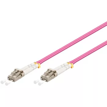 Wentronic 95938 cavo patch in fibra ottica multimodale LC-LC, rosa