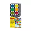 Faber-Castell Eberhard Faber Winner Set colori a tempera, 24 colori brillanti, coperchio trasparente rimovibile funge da tavolozza 578324